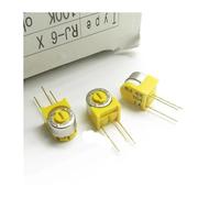 10pcs/RJ-6X104 RJ-6X 100K Gold-plated Foot Side Trimming Resistor Potentiometer NWPNLXEA