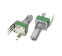 10PCS RK097 precision potentiometer vertical single link shank length 15mm gearless 3-pin B2K B5K B10K B20K B50K B100K B500K B1M NWPNLXEA(50K Ohm)