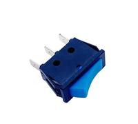 10pcs Rocker Switch Reset Momentary Blue Push Button KCDF-108 Two Position 16A 250VAC Three Pins Electrical Brass Pins NWPNLXEA(2 Position ON-OFF)