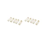 10Pcs Rond 3x 1.5V AAA Support de Batterie Boitier Boite Contenance Blanc
