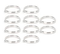 10pcs ronde creux cadre pendentifs bricolage fabrication de bijoux fournitures d'artisanat lunette ouverte en alliage matériel CA (Type 1)