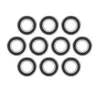 10pcs Roulement à billes, 6005-2RS 25 * 47 * 12mm Roulement à billes à gorge profonde, colonne unique à grande vitesse avec roulement à billes à gorge profonde, pour l'imprimante 3D Les cyclistes