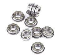 10pcs Roulements mini Roulement à Billes en Acier Double Blindé Bride pour Moteur F688ZZ 8 * 16 * 5mm Roulements à double étanchéité