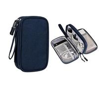 10PCS Sac Electroniques Câble de Rangement Accessoires Organisateur Pochette pour Câbles Clé USB Disque dur Cartes Mémoires Chargeur Imperméable