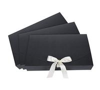 10pcs Sacs-cadeaux en Papier avec Ruban N½ud Boîte à Bijoux Foulard Bonnet Gants Élégant Sac Fourre-tout Sac de Fête pour Anniversaire Mariage Noël Saint-Valentin Sacs d'Emballage Réutilisable