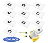 10pcs Sacs filtrants Kärcher - Double couche résistante Pour poussières fines - Aspirateurs eau et poussière - WD4 WD5 WD6