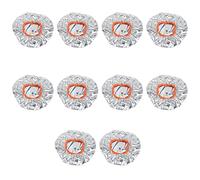 10pcs Salon Hairdressing Constant Temperature Tinfoil Hat, Household Shower Cap, Barber Store Waterproof Hair Dye Caps for Home Barber Store Hair Treatment