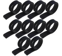 10pcs Sangles de Canne à Pêche pour Attacher Cannes à Pêche Réglable Extensible Support Ceintures Bande Magique Ceinture Fixe no