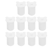 10PCS Satellite Cable Wall Grommet, 25.4mm Silicon Ethernet Cable Bushing, Wall Penetration Grommet for 1 Inch Hole, Suitable for Indoor Outdoor Home Office, (Blanc)