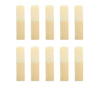 10Pcs Saxophone Anches Dureté 2.5 Stable Son Haute Précision Polyvalent Alto Sax Roseaux pour Saxophone