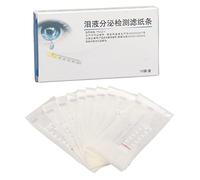 10pcs Schirmer Test Strip de Test de Sécrétion de Larmes Portables Professionnelles pour les Troubles de la Sécrétion de Larmes