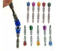 10pcs Screwdriver Alloy Steel for pour cross Double-Headed Drill 65mm | PH2 double-headed design, 65mm length, high-strength alloy steel, fits electric drills, 10-piece set