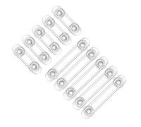 10pcs Serrures de sécurité Transparentes pour Enfants pour Armoires Tiroirs Appareils électriques Poubelles Fenêtres