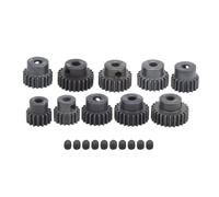 10pcs/set 16T -25t 7075 48p acier RC -Auto pignon moteur pour 1/8 1/10 brushless