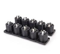 10pcs / set 4 broches Speakon Femelle Jack Socket Compatible Câble Audio Panneau Châssis Prise Connecteur pour Audio Câble