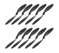 10Pcs/Set Lames D'hélice Quadcopter, 8 x 6 po Hélices Trou de Montage de 5 mm / 0,2 po 8060 Lames D'hélices Hélices en Plastique Accessoires de Véhicule RC pour Avion RC Quadcopter Noir