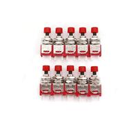 10Pcs SH TS-21 Momentary Self-Return 2-Pin OFF-MOM Normally Open Sub-Miniature Push Button Switch MQXFCZUX