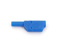 10Pcs Shrouded Fully Insulated 4mm Male Stackable Plug Connector NWPNLXEA(Blau)