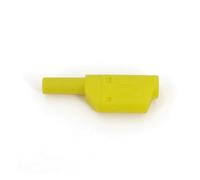 10Pcs Shrouded Fully Insulated 4mm Male Stackable Plug Connector NWPNLXEA(Gelb)