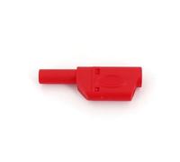 10Pcs Shrouded Fully Insulated 4mm Male Stackable Plug Connector NWPNLXEA(Rot)