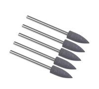 10Pcs Silicone Nail Drill Bits Cuticle Clean File Bit for Pedicure and Manicure Art Tools Pour Perceuse(Black)