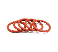 10pcs silicone rouge joint torique Joint CS 3,5mm OD 12-46mm de qualité alimentaire en caoutchouc imperméables Isoler Joint Rondelle, 32×25×3.5mm