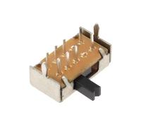10PCS SK23D07 8 broches PCB 3 positions 2P3T DP3T interrupteur à glissière miniature bouton latéral SK23D07VG4 poignée haute 4 mm