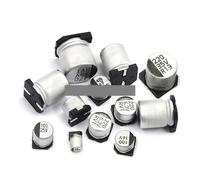 10pcs SMD 6.3V 10V 16V 25V 35V 50V Aluminum Electrolytic Capacitor 1UF 2.2UF 10UF 22UF 33UF 47UF 100UF 220UF 330UF 470UF 1000UF EKFBQBGW(50V10UF 10PCS)