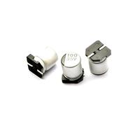 10PCS SMD Aluminum Electrolytic Capacitor 25v10UF 6.3V 10V 16V 25V 35V 50V 10UF 22UF 47UF 100UF 220UF 330UF 1000UF AUOQKQUT(50v22uf 6.3x5.4mm)