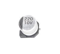10PCS SMD Aluminum Electrolytic Capacitor 6.3V 10V 16V 25V 35V 50V 10UF 22UF 47UF 100UF 220UF 330UF 1000UF EKFBQBGW(10v220uf 6.3x5.4mm)