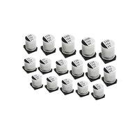 10pcs SMD Aluminum Electrolytic Capacitor 6.3V 10V 16V 25V 35V 50V 63V 1UF 10UF 22UF 33UF 47UF 100UF 330UF 470UF 1000UF MQXFCZUX(16V100UF 6.3x5.4)