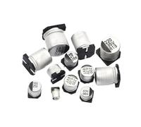 10PCS SMD Electrolytic Capacitor 6.3V 10V 16V 25V 35V 50V 63V 100V 400V 2.2 10 22 33 47 100 220 330 470 560 680 1000UF 1~2200UF NWPNLXEA(50V100UF(8X10.5))