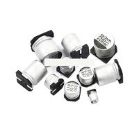 10pcs SMD Electrolytic Capacitor Aluminum 6.3V 10V 16V 25V 35V 50V 1UF 2.2UF 4.7UF 10UF 47UF 100UF 220UF 330UF 470UF 680UF MQXFCZUX(16V100UF)