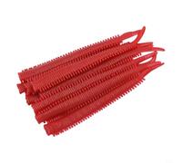 10pcs Soft Body Simulation Sand Silkworm Fishing Lure Designed for Natural and Undulation When Submerged in Moving Water (N° 2 Bordeaux rouge)