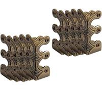 10Pcs Solid Brass Skirting Corner Protectors(Color 3)