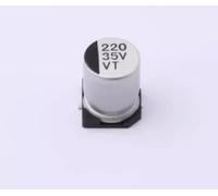 10pcs Solid-state electrolytic capacitor In-line motherboard capacitor High life 35V 220UF 8Xl0.5MM MQXFCZUX