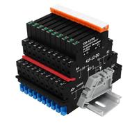 (10pcs) Solid State Relais DD 3.3V 3V 5V 12V 24V 1.5A,Relais de signalisation pour PLC,Sans contact DC à DC;Entrée:3-32VDC;Sortie:5-60VDC;Din Rail,Rail DIN,Relais semi-conducteur,Relay