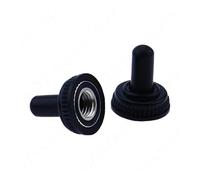 10Pcs SPDT ON-ON/ON-OFF-ON AC125V 6A Blue 2/3Positions 3/6 Pins Latching Toggle Switches MTS-102/103 MTS-202/203 NWPNLXEA(Waterproof cap,Without Cap)