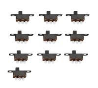 10pcs SPDT Slide Switch 50V 0.5 A SS12F15 Toggle Vertical Slide Switch Panel PCB NWPNLXEA(3MM)