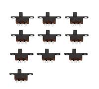 10pcs SPDT Slide Switch 50V 0.5 A SS12F15 Toggle Vertical Slide Switch Panel PCB NWPNLXEA(4MM)