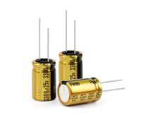 10Pcs Speaker Audio Filter Capacitor Audio Aluminum Electrolytic Capacitor For Audio Hifi Amplifier 25V 35V 50V 63V FW Series EKFBQBGW(25V220UF 8x11.5)