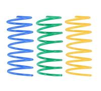 10PCS Spring Toy Léger Durable Fournitures Creative Plastique en Spirale Ressorts Springs pour Chats Chatons Animaux Couleur aléatoire