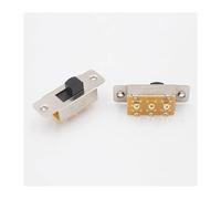 10pcs SS-22L05 8mm Knob Height On Off 2 Position 2P2T 6 Pins Panel Slide Switch 6A/125V 3A/250V NWPNLXEA