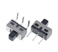 10PCS SS12D10 SS12D06 Interrupteur à bascule 3 broches Pieds droits Poignée haute 5 mm Espacement de 4,7 mm 3A 250V SS12D10 Interrupteurs d'alimentation(SS12D10)