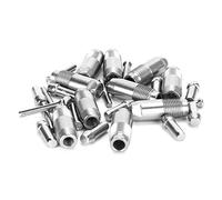 10pcs Stainless Steel Chicken Water Nipple Drinker | 360° Roller Ball for Poultry/Ducks/Birds | Sturdy - Oxidation Automatic Feeder with Leakeproof Design | 10 Inlet Pipes