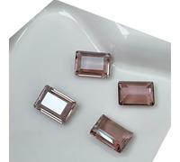 10pcs Strass Rectangulaire Cristal Décorations pour Ongles