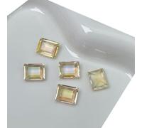 10pcs Strass Rectangulaire Cristal Décorations pour Ongles