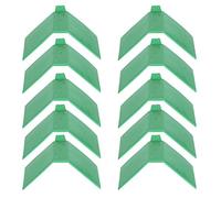 10pcs Support de Repos de Pigeon, Cadre de Support de Repos de Pigeon en Plastique, Support de Cage de Repos de Colombe de Perche de Pigeon en Forme de V, Accessoires de Soutien de Fournitures D'oisea