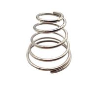 10Pcs SUS304 Stainless Steel Tower Spring Conical Compression Springs - Wire Diameter 0.3mm, 0.4mm, 0.5mm(0.3x2.5x4.5x5)