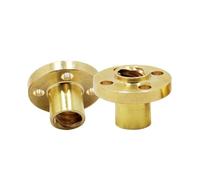 10pcs T8 8mm Brass Nut for Lead Screw 3D Printer Trapezoidal Spindle Screw NWPNLXEA